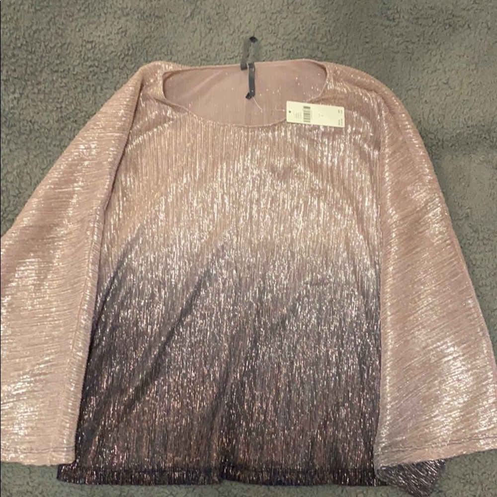 Lavender metallic top